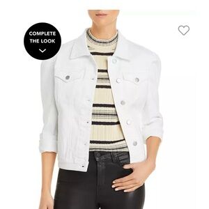 Aqua Puff Sleeve Jean Jacket